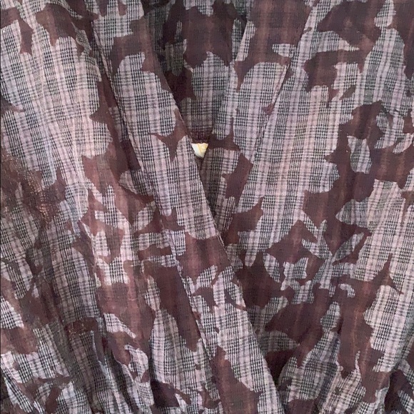 Burgundy maternity top - Picture 2 of 4